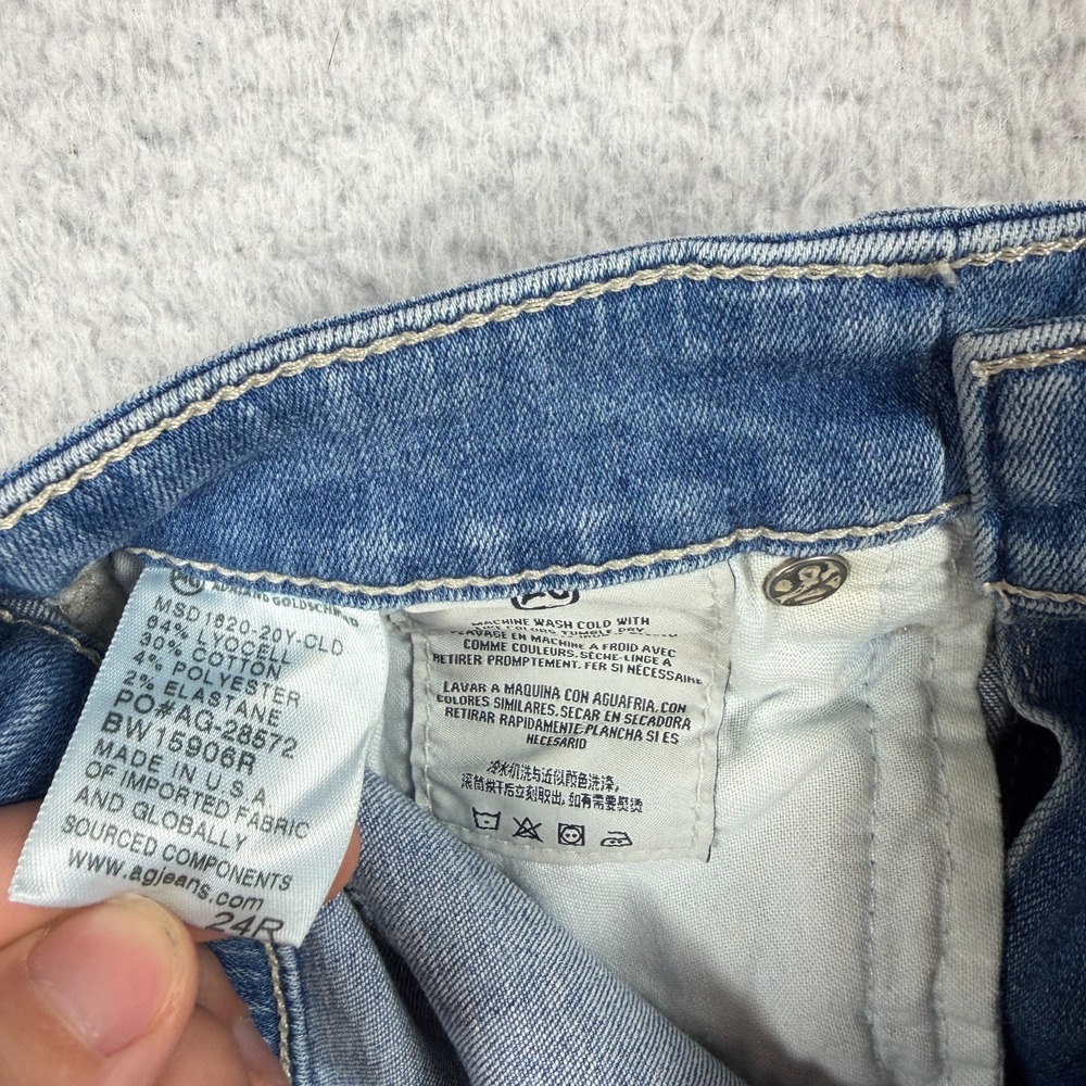 AG Adriano Goldschmied Jeans Womens 24R (24.5x30) The Janis High Rise Flare 70's - Picture 7 of 10